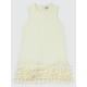 Ecru Girls-Dress and Overall Ecru Girls-Dress and Overall