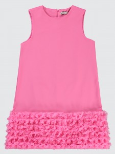 Fuchsia Girls-Dress and Overall