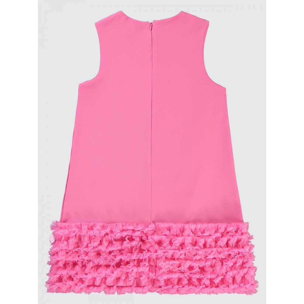 Fuchsia Girls-Dress and Overall Fuchsia Girls-Dress and Overall