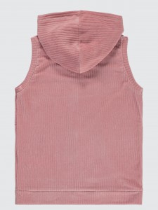 Dark Powder Pink Girls-Vest