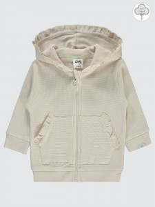 Stone Color Baby-Cardigan