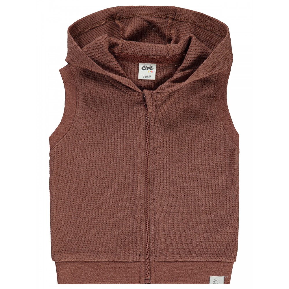 Brown Baby-Vest Brown Baby-Vest