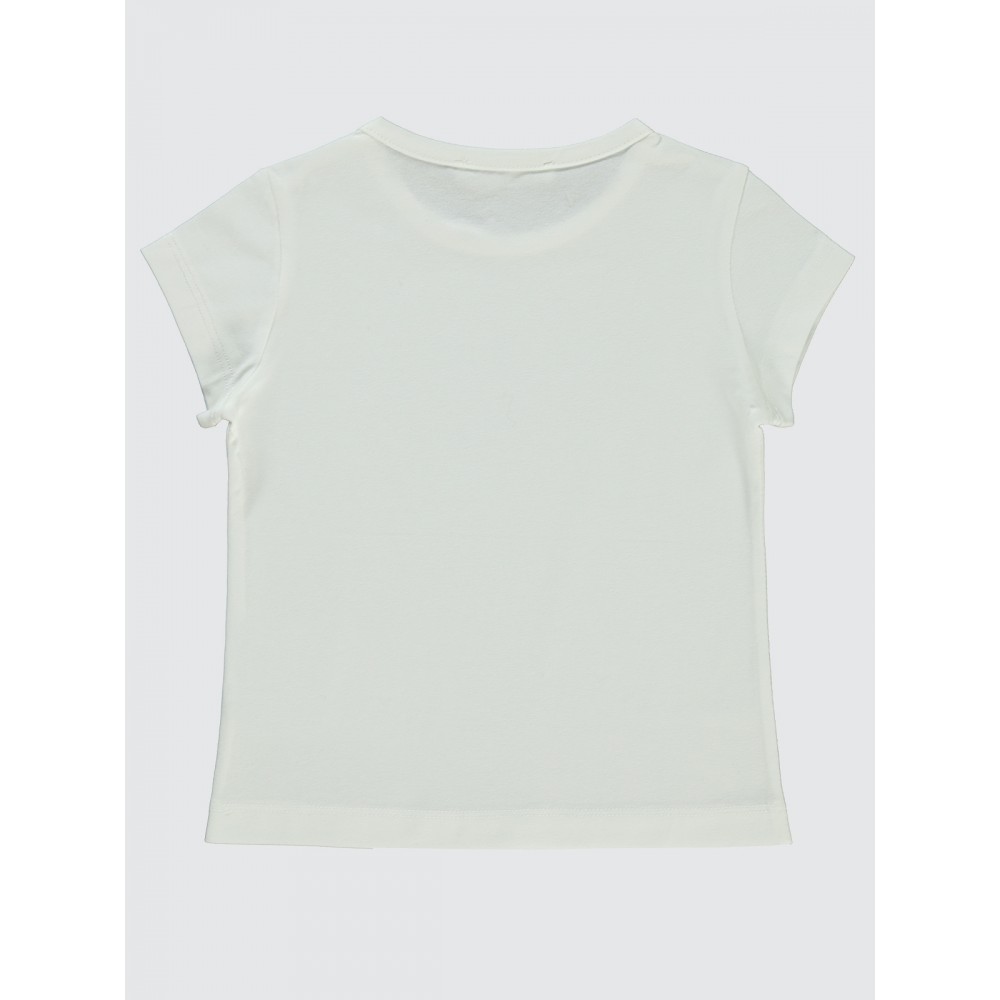 Ecru Girls-T-Shirt Ecru Girls-T-Shirt