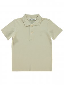 Stone Color Boys-T-Shirt
