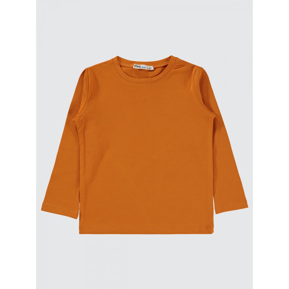 Dark Orange Boys-Sweatshirt Dark Orange Boys-Sweatshirt