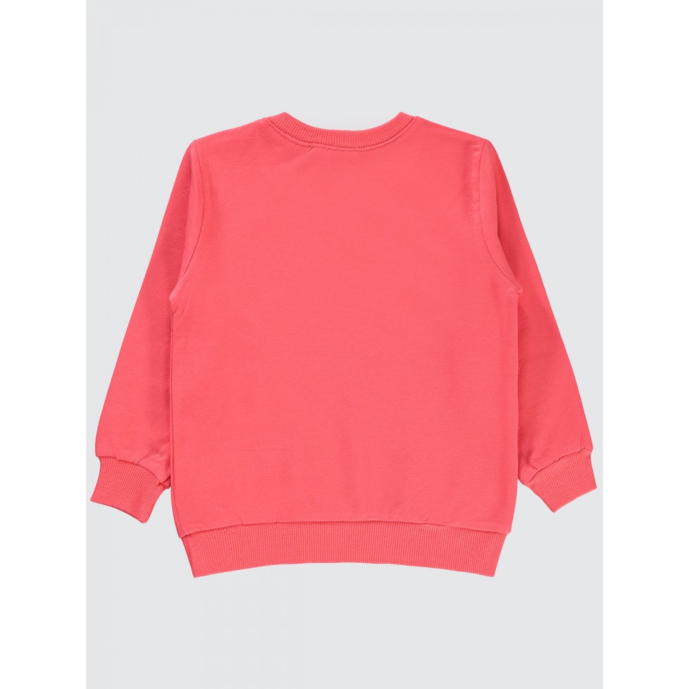 Sunset Coral Girls-Sweatshirt Sunset Coral Girls-Sweatshirt