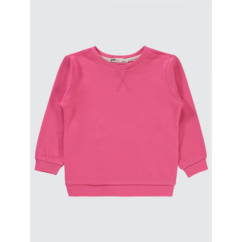 Pink Cyclamen Girls-Sweatshirt Pink Cyclamen Girls-Sweatshirt