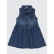 Blue Girls-Dress and Overall Blue Girls-Dress and Overall