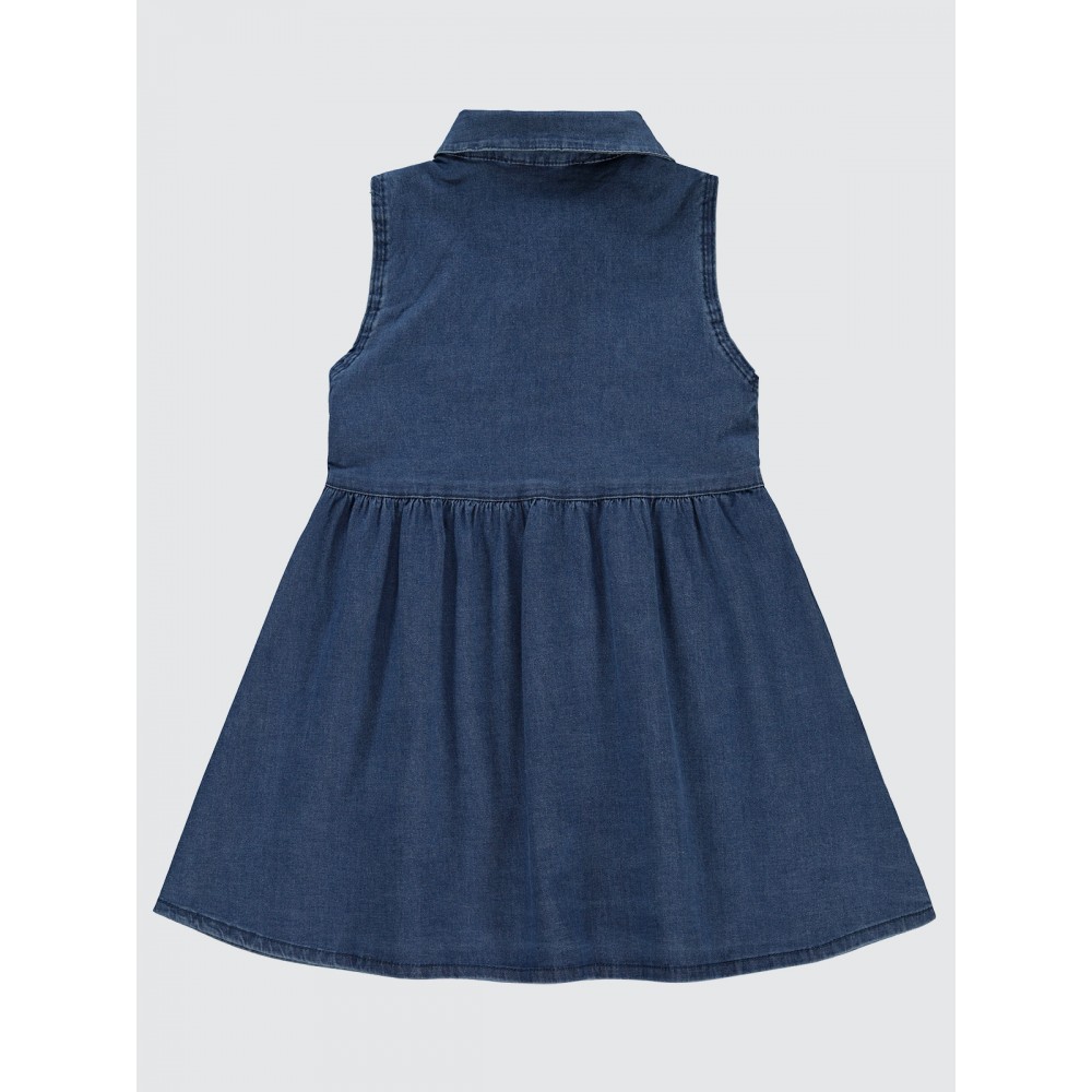 Blue Girls-Dress and Overall Blue Girls-Dress and Overall
