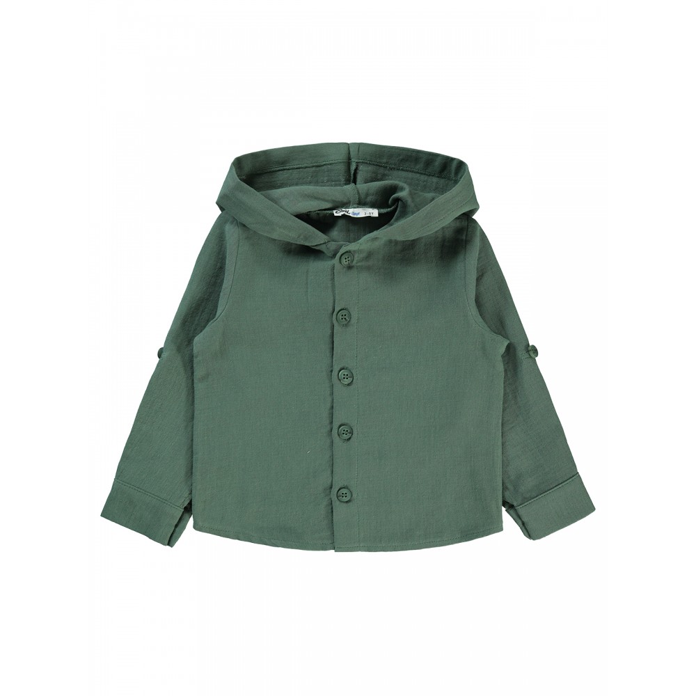 Dark Khaki Boys-Shirt Dark Khaki Boys-Shirt