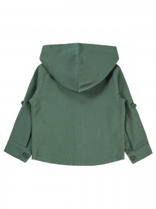 Dark Khaki Boys-Shirt