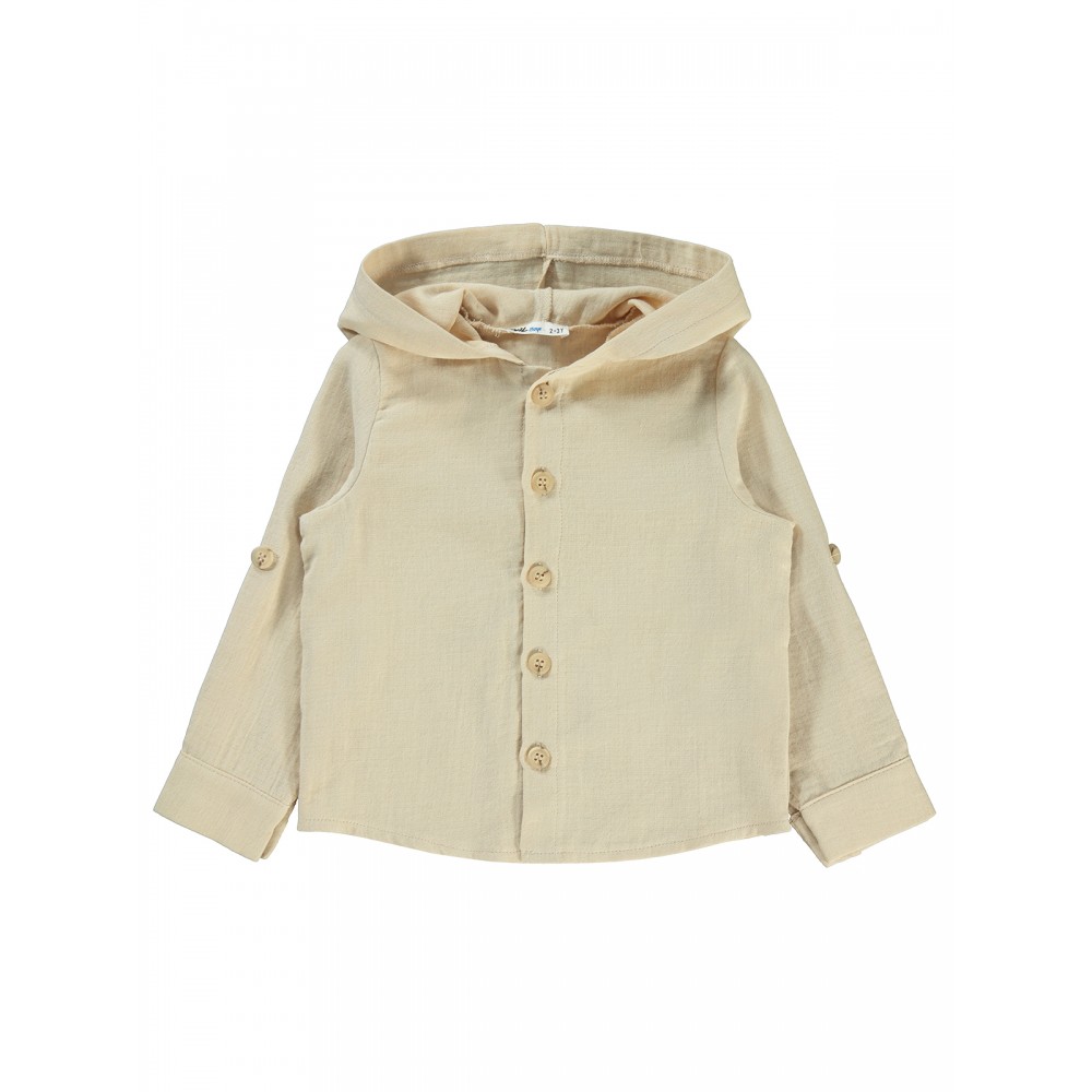 Stone Color Boys-Shirt Stone Color Boys-Shirt