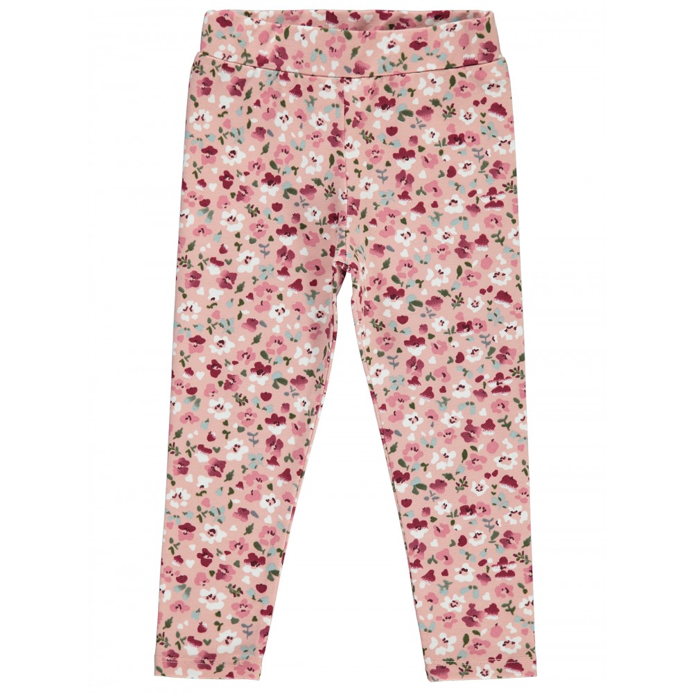 Dark Powder Pink Girls-Leggings Dark Powder Pink Girls-Leggings