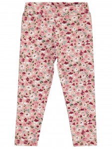 Dark Powder Pink Girls-Leggings