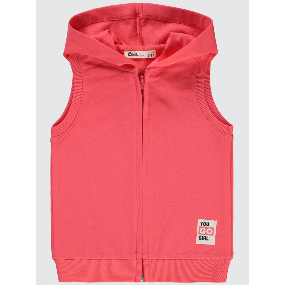 Sunset Coral Girls-Vest Sunset Coral Girls-Vest