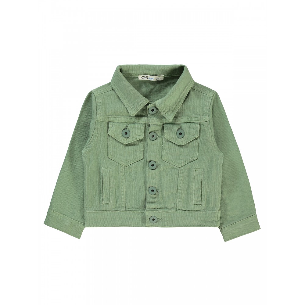 Dark Khaki Boys-Jacket Dark Khaki Boys-Jacket