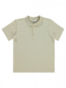 Stone Color Boys-T-Shirt