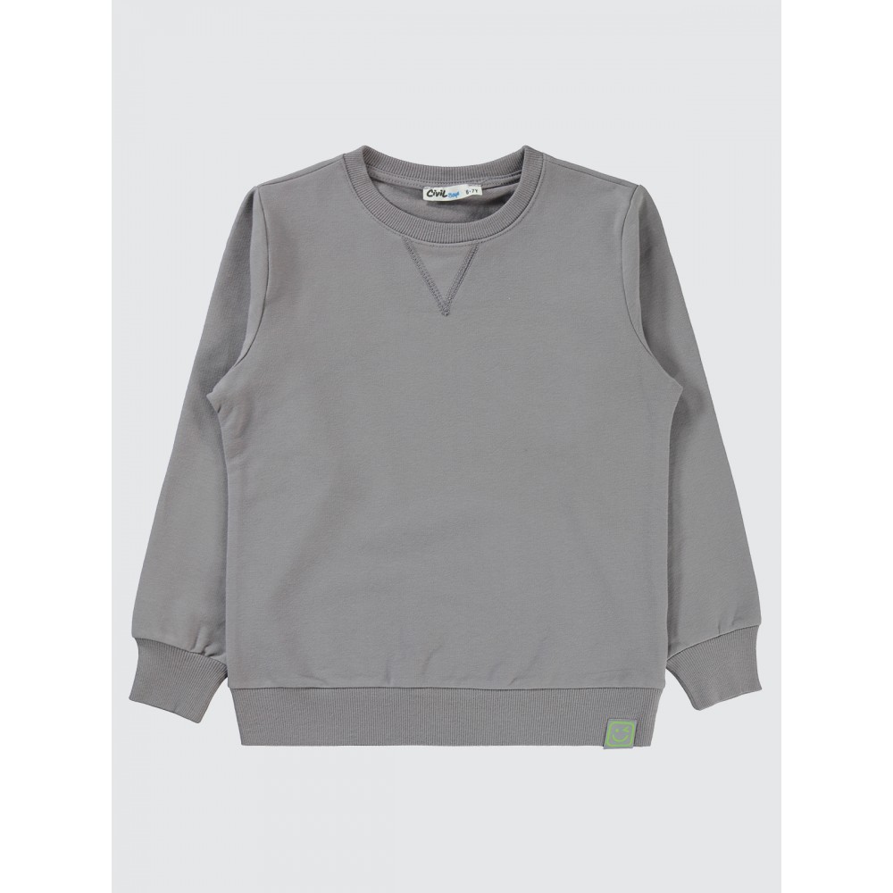 Gray Boys-Sweatshirt Gray Boys-Sweatshirt