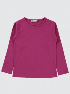 Amaranth Color Girls-Sweatshirt