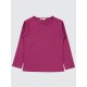 Amaranth Color Girls-Sweatshirt Amaranth Color Girls-Sweatshirt
