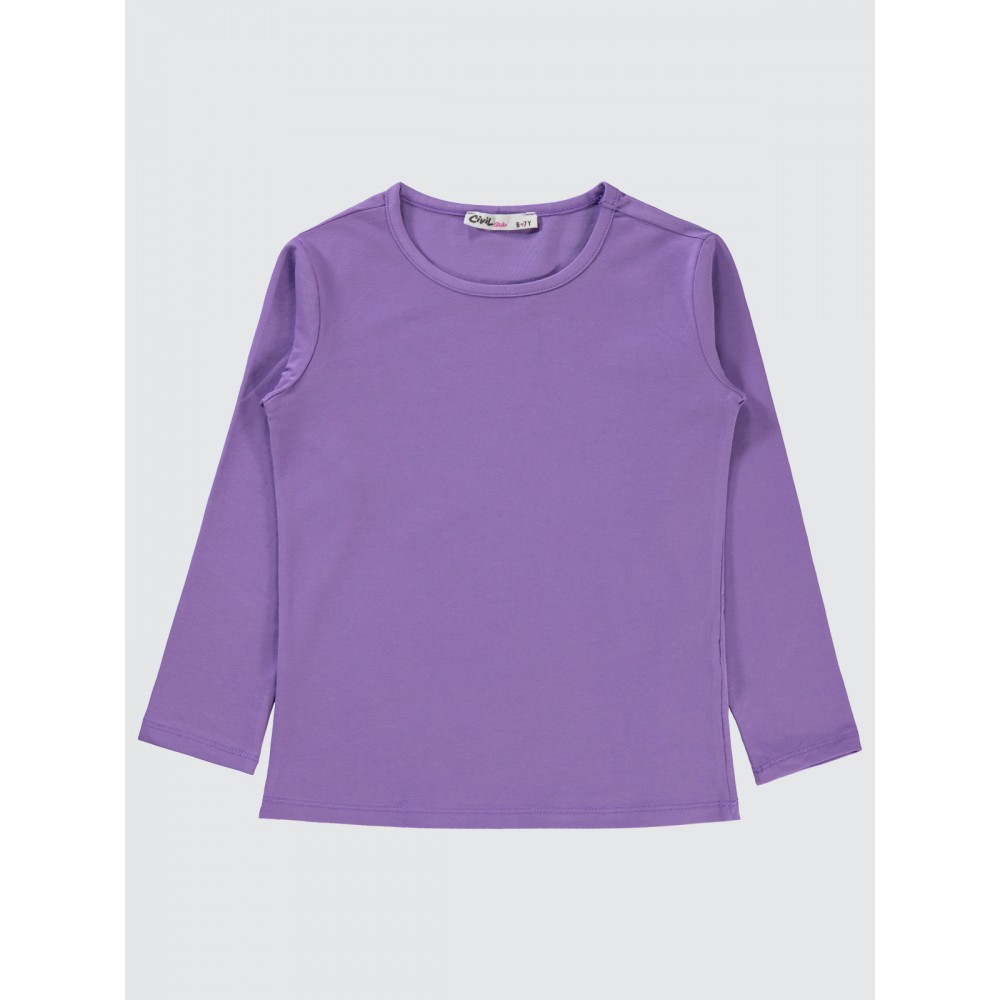 Metal Lavendar Lilac Girls-Sweatshirt Metal Lavendar Lilac Girls-Sweatshirt