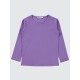 Metal Lavendar Lilac Girls-Sweatshirt Metal Lavendar Lilac Girls-Sweatshirt