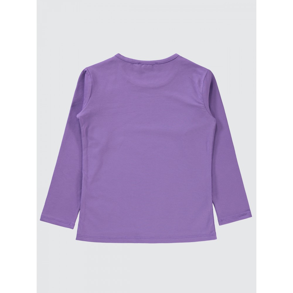 Metal Lavendar Lilac Girls-Sweatshirt Metal Lavendar Lilac Girls-Sweatshirt