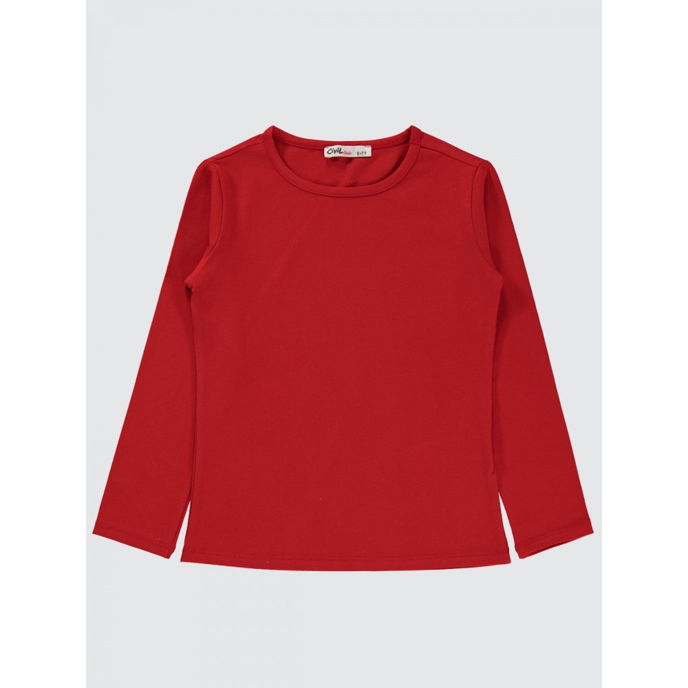 Red Girls-Sweatshirt Red Girls-Sweatshirt