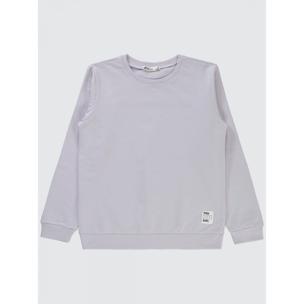 Galactic Lavendar Lilac Girls-Sweatshirt Galactic Lavendar Lilac Girls-Sweatshirt