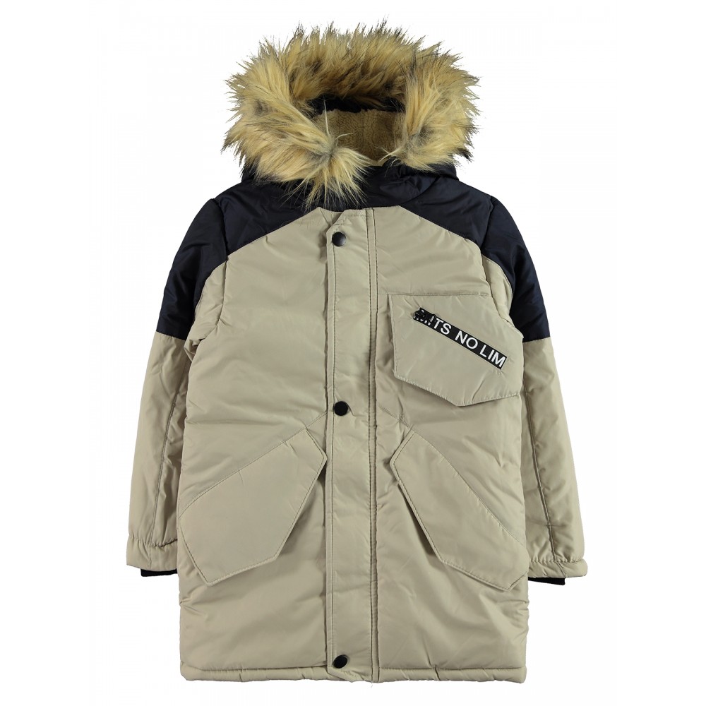 Stone Color Boys-Coat Stone Color Boys-Coat
