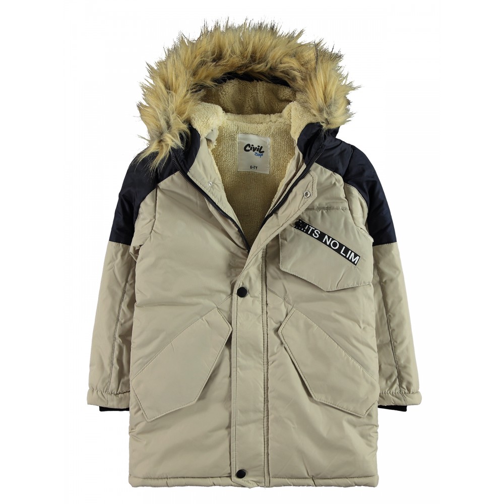 Stone Color Boys-Coat Stone Color Boys-Coat