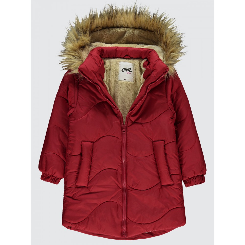 Pomegranate Flower Girls-Coat Pomegranate Flower Girls-Coat