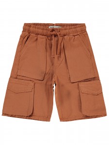 Light Terracotta Boys-Capri Pants
