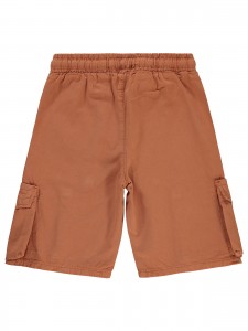 Light Terracotta Boys-Capri Pants