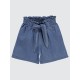Blue Girls-Shorts Blue Girls-Shorts