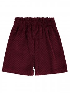 Burgundy Girls-Shorts