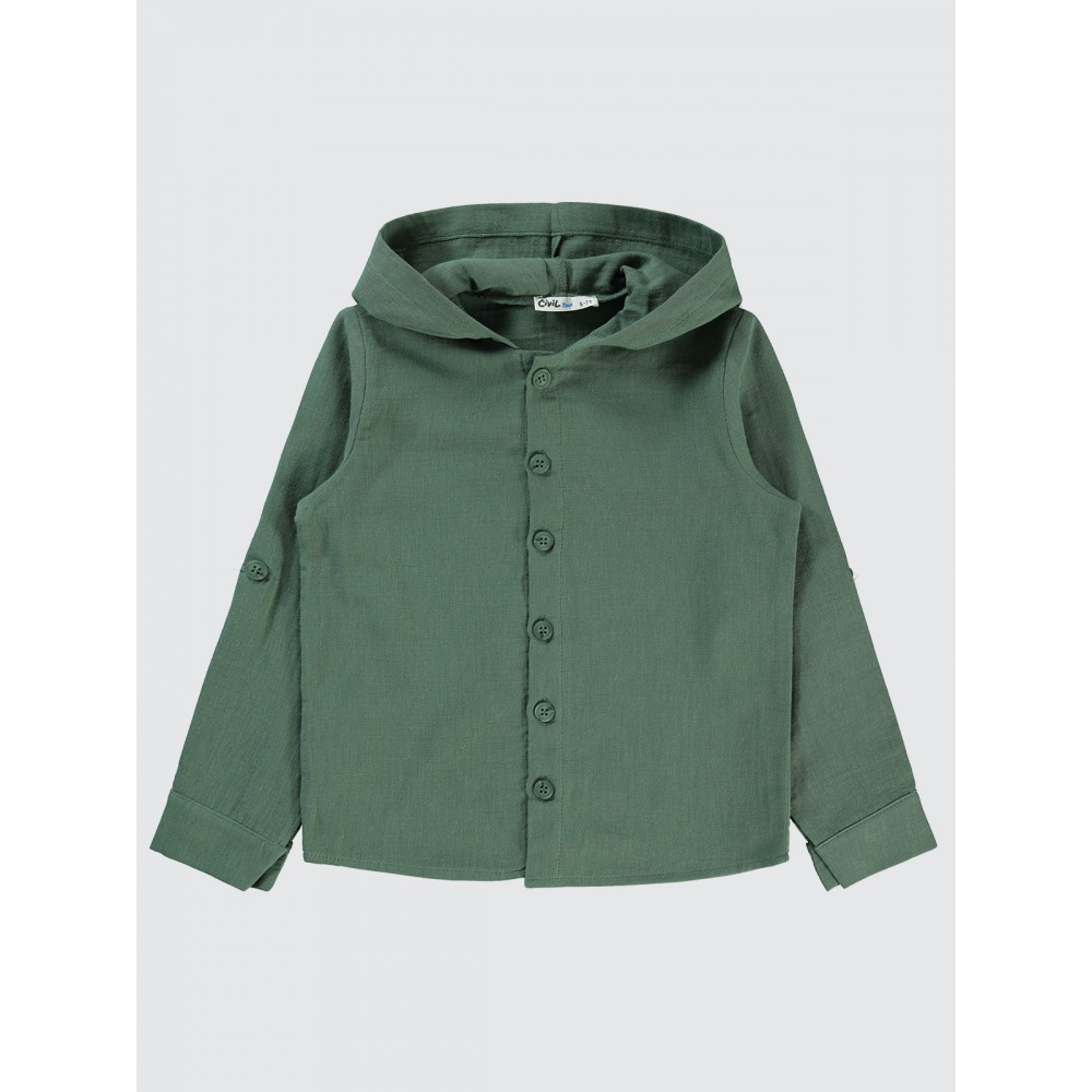 Dark Khaki Boys-Shirt Dark Khaki Boys-Shirt