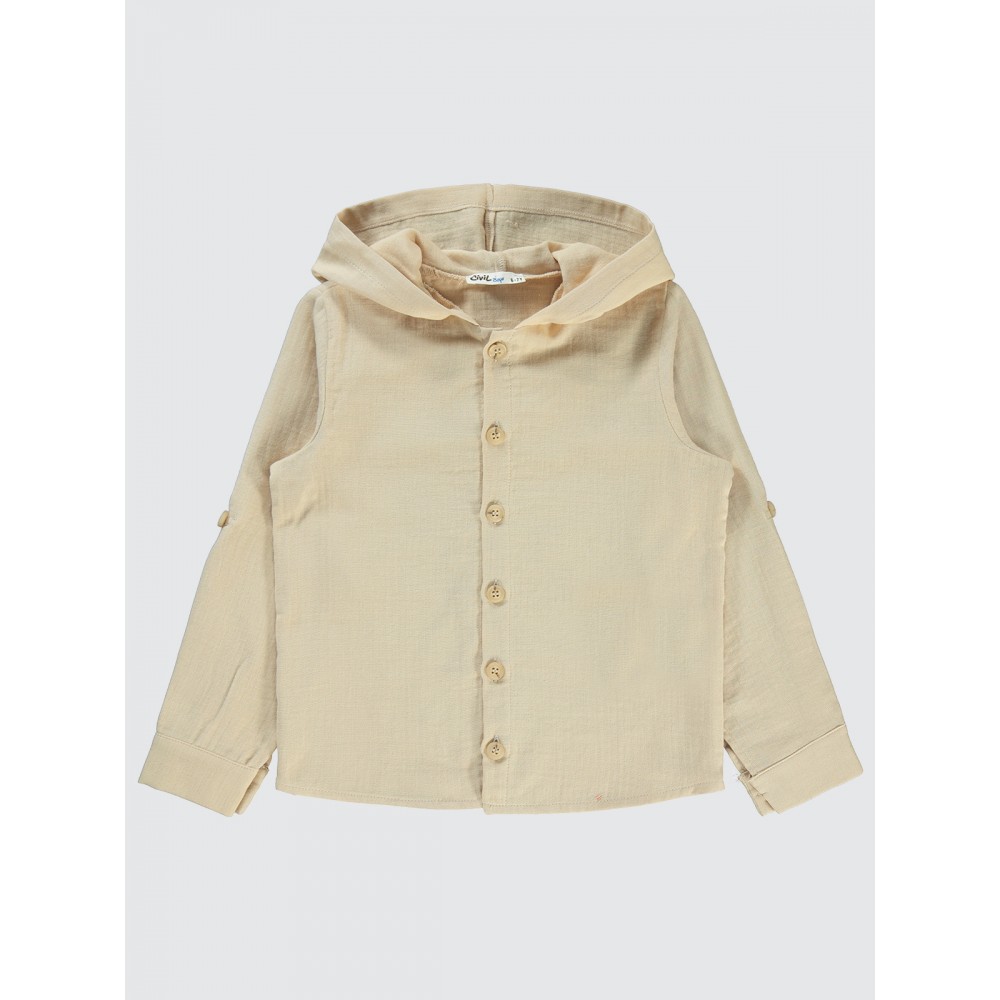 Stone Color Boys-Shirt Stone Color Boys-Shirt