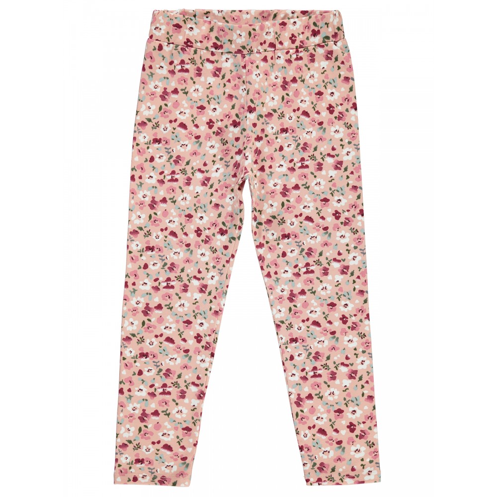 Dark Powder Pink Girls-Leggings Dark Powder Pink Girls-Leggings