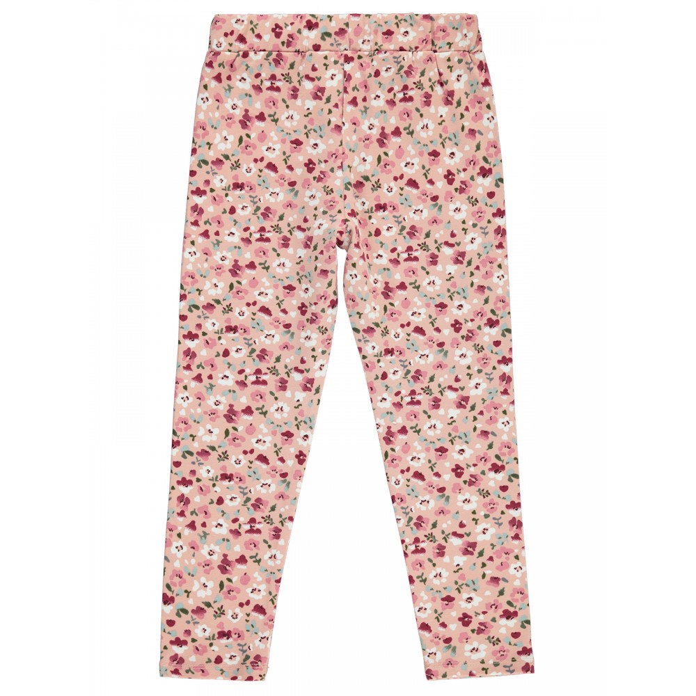 Dark Powder Pink Girls-Leggings Dark Powder Pink Girls-Leggings