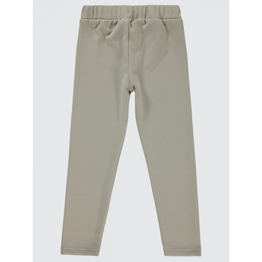 Beige Girls-Leggings Beige Girls-Leggings