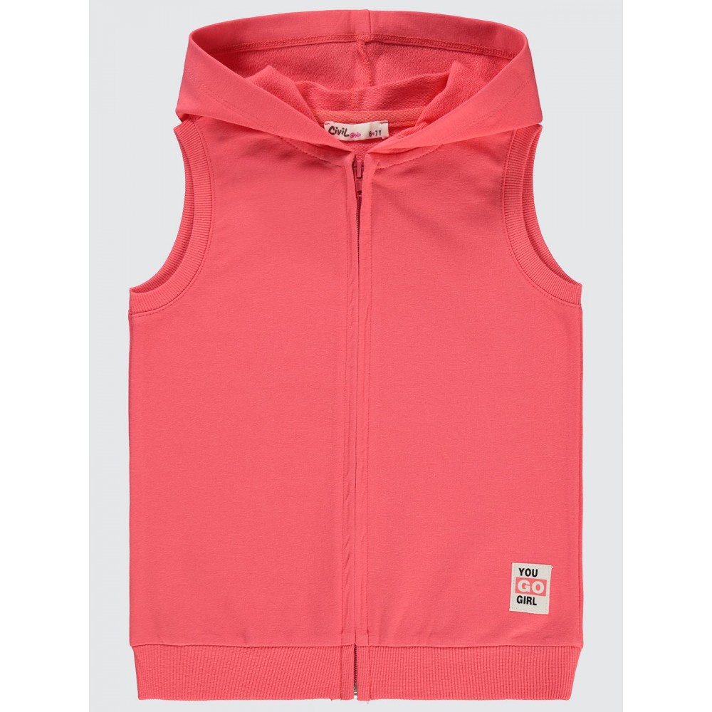 Sunset Coral Girls-Vest Sunset Coral Girls-Vest