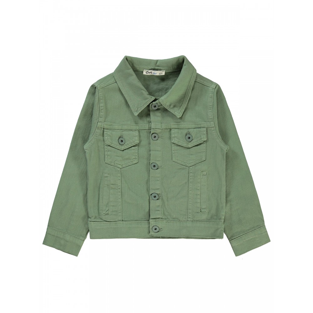 Dark Khaki Boys-Jacket Dark Khaki Boys-Jacket