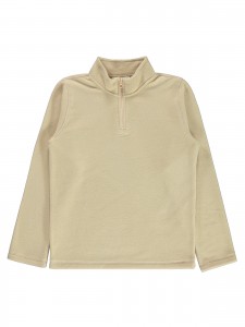 Stone Color Boys-Sweatshirt