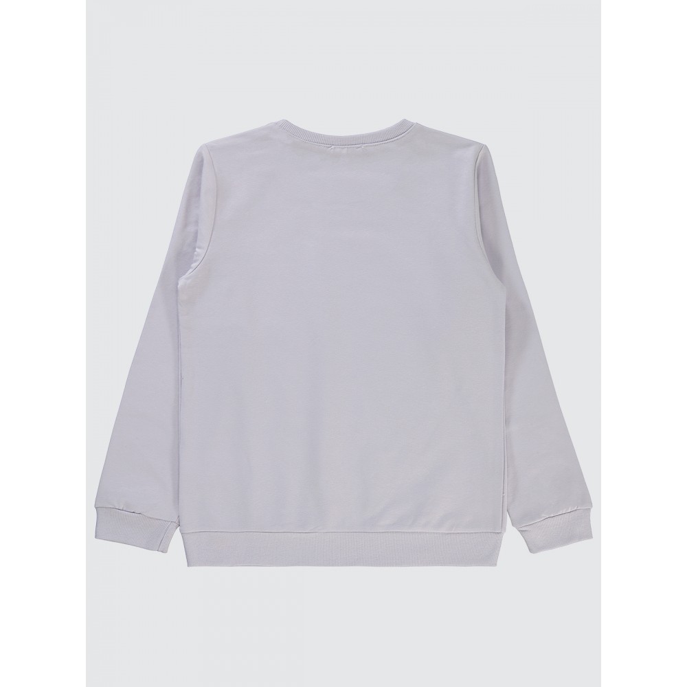 Galactic Lavendar Lilac Girls-Sweatshirt Galactic Lavendar Lilac Girls-Sweatshirt