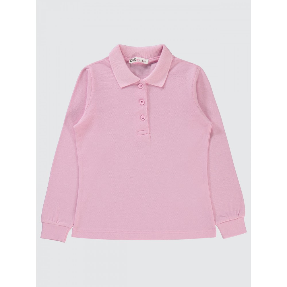 Pink Girls-Sweatshirt Pink Girls-Sweatshirt