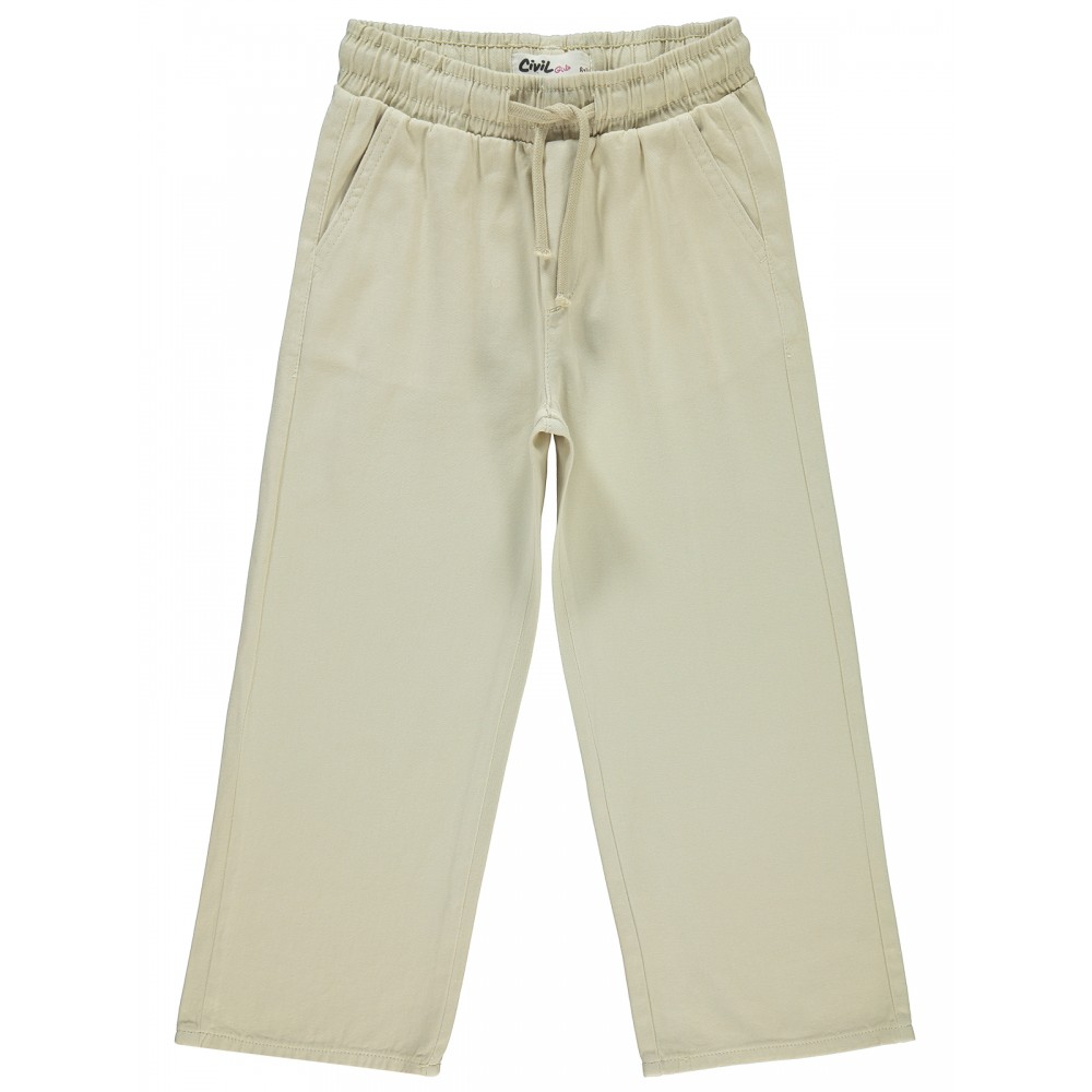 Beige Girls-Trouser Beige Girls-Trouser