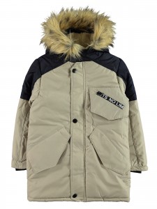 Stone Color Boys-Coat