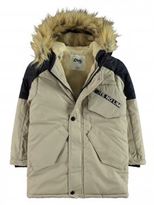 Stone Color Boys-Coat