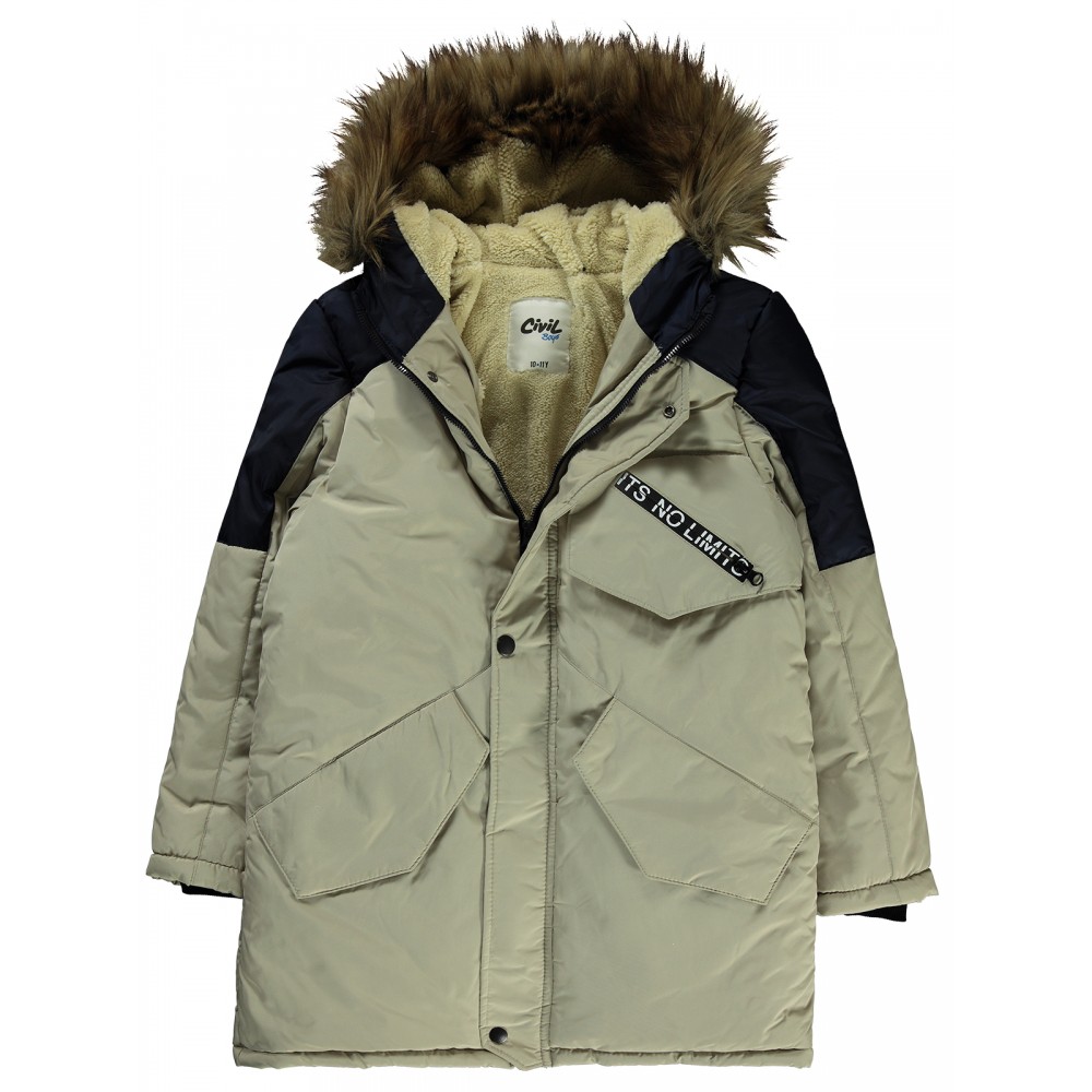 Stone Color Boys-Coat Stone Color Boys-Coat